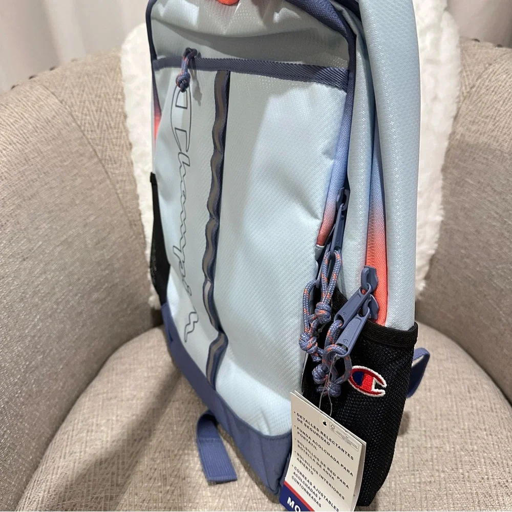 Champion - Center Backpack - Light Blue - Holds 17” Laptop